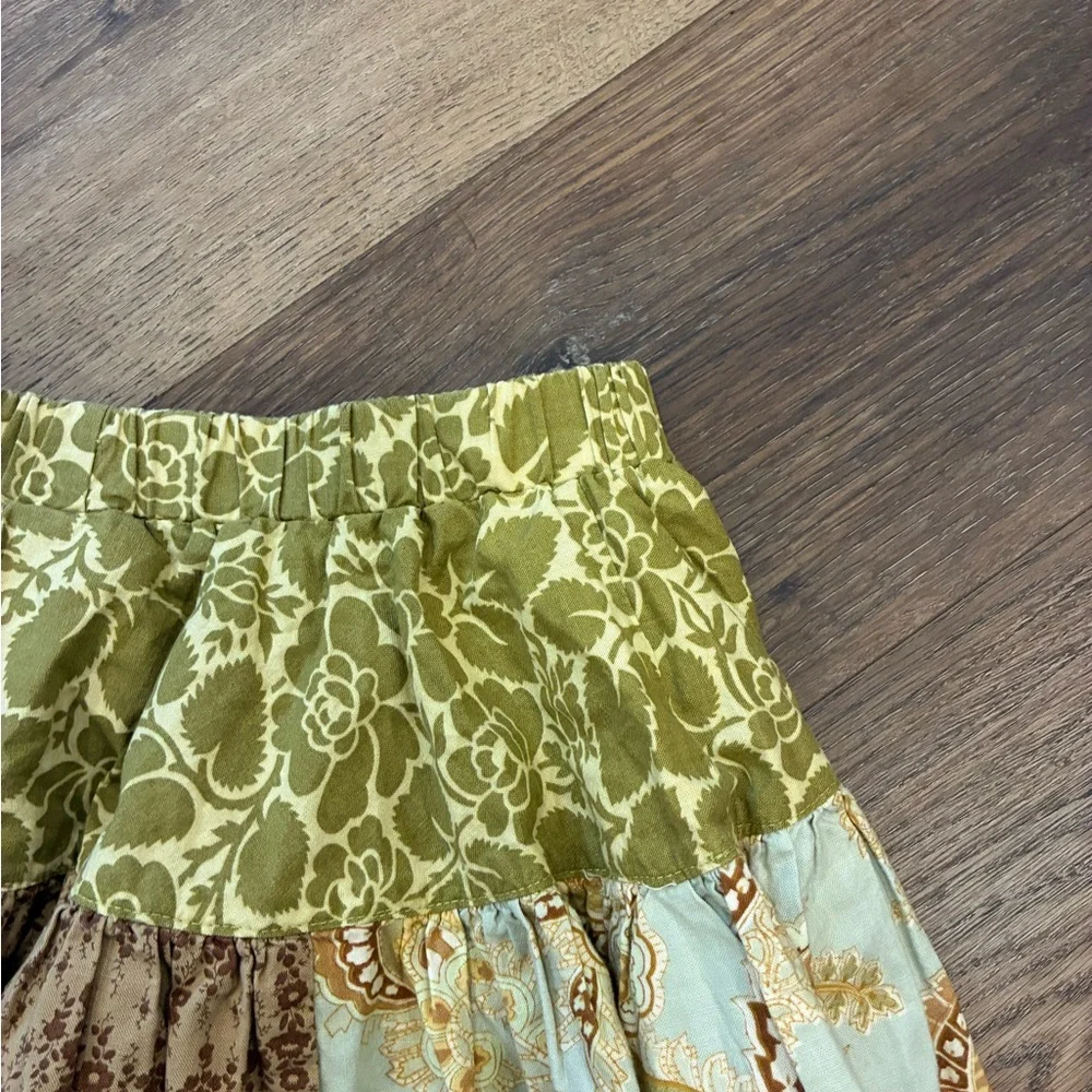 Matilda Jane Green Twirl Molly Skirt Size 6 Girl